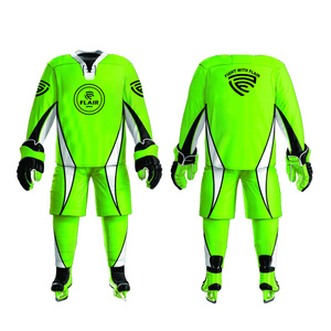 Camiseta de Hockey sobre Hielo Personalizada al por Mayor, Estilo Conjunto, Impresa con Transferencia Térmica, Resistente al Viento y al Agua, 100% Poliéster - Product Image 2