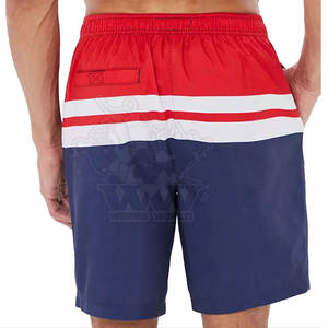 Pantalones Cortos de Playa Casuales Ligeros 100% Poliéster para Hombre - Secado Rápido, Cierre con Cordón, Tallas y Colores Personalizables - Product Image 5