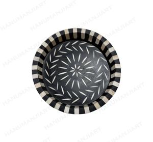 Cadeaux spéciaux EID Plateau de service Plateau en résine et incrustation d'os pour hôtels et fournitures de restaurant avec plateau de portions de la meilleure qualité - Product Image 3