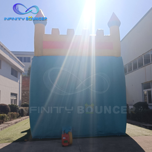 Château gonflable à bas prix directement de l'usine, couleurs vives avec toboggan à tourelle - Structure de jeu extérieure pour enfants très rentable - Product Image 6