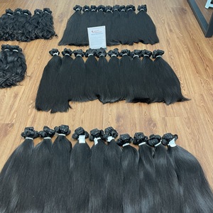 Extensiones de cabello virgen Extensión de cabello humano de color negro recto natural Cabello vietnamita crudo Listo para enviar - Product Image 6