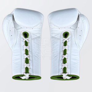 Lightweight Durable Kick Boxing MMA Leather <b>Gloves</b> <b>Moisture</b> Wicking Breathable Design Adjustable Wrist Strap for Fitness - Product Image 3