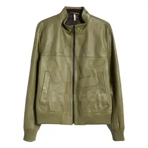 Chaqueta de cuero auténtico para hombre, chaqueta de cuero auténtico 2025, chaquetas de cuero personalizadas, Invierno Vintage de Pakistán - Product Image 1