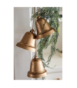Style Antique Petite Taille Décorations De Noël En Plein Air Nouveau Design Soutiens-Gorge Faits À La Main Cloches En Métal Personnalisable Commande Minimum 100pcs - Product Image 1
