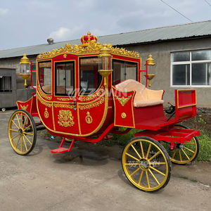 Carruaje de Caballos Eléctrico de Color Personalizado OEM, 4 Ruedas, para Bodas, Eventos Turísticos - Product Image 5