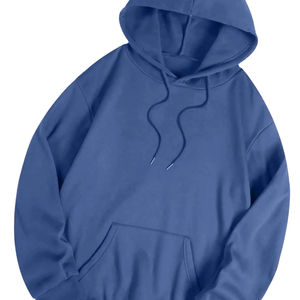 Men Casual <b>Hoodies</b> Men Fleece Warm <b>Hoodies</b> Spring Autumn Pullovers Fashion Black Multiple Colour Drop Shoulder <b>Hoodies</b> - Product Image 1