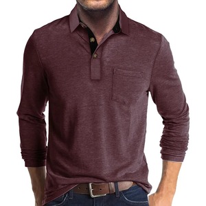 BROWON 2024 Autumn Fashion Men's T-Shirt Plus Size 5XL with Patchwork Collar Long Sleeve Colorful Short Sleeve Men's <strong>Clothing</strong> - Product Image 4