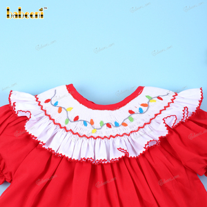 Vestido de Invierno de Lujo para Niñas Babeeni, Cuello Redondo, Diseño 3D, 100% Algodón, Corte en A, Midi, Certificado OEKO-TEX, OEM/ODM - Product Image 3