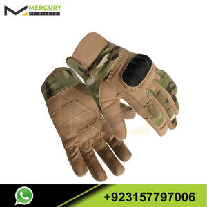 Guantes tácticos de excelente calidad Guantes de tiro de cuero de alta calidad Guantes tácticos de oficiales - Product Image 4