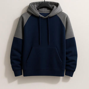 Oversized High Quality Heavyweight Cotton 500 600 Gsm 800gsm Fleece French Terry <b>Grey</b> Blank Heavy Unisex Winter Hoodies for <b>Men</b> - Product Image 4