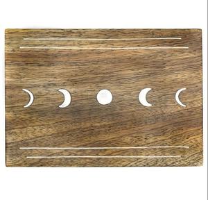 Caja de Joyería de Madera de Teca de Comercio Justo al por Mayor, con Tema Budista, Religiosa, Ecológica, Pulida, con Forma Personalizada, para Decoración del Hogar - Product Image 2