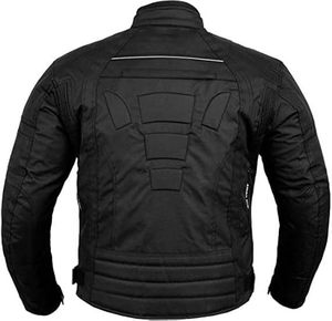 Blousons de moto en cuir respirant Midnight Rider pour hommes - Utilisation été/hiver Protection audacieuse Confort premium pour les longues balades nocturnes - Product Image 2
