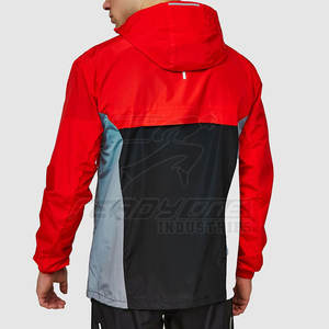 Chaqueta de entrenamiento con cremallera para hombre con base que absorbe la humedad y mangas cónicas para adaptarse a la chaqueta de jogging para hombre - Product Image 3
