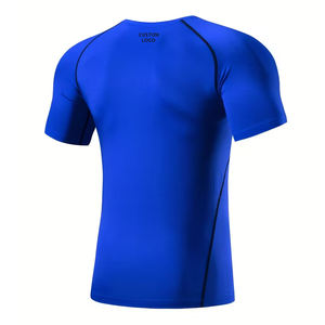 เสื้อรัดกล้ามแขนสั้นสำหรับผู้ชาย MMA BJJ - พิมพ์ลายแบบระเหิดตามสั่ง ระบายอากาศ ป้องกันรังสียูวี แห้งเร็ว สำหรับการต่อสู้ - Product Image 4