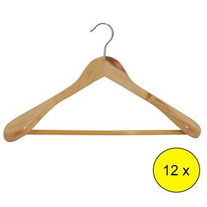 LOT OF 12 SPECIAL <b>WOODEN</b> <b>HANGERS</b> FOR JACKETS - Product Image 1