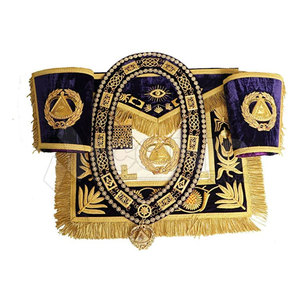 Service OEM Regalia maçonnique en vrac Marque privée Regalia maçonnique Prix de gros Regalia maçonnique - Product Image 3