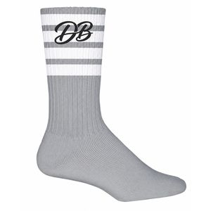 Chaussettes de sport unisexes en coton personnalisées, côtelées, respirantes et confortables, fabrication OEM ODM - Product Image 1