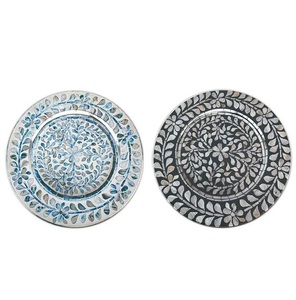 แผ่นโลหะทองเหลืองชุบเงินสำหรับตกแต่งโต๊ะงานแต่งงานดีไซน์ดั้งเดิมดีไซน์แบบดั้งเดิมทำด้วยมือ - Product Image 6