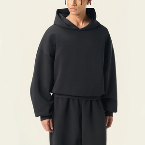 Conjunto de 2 Piezas de Pantalones Deportivos Holgados y Sudadera con Capucha, Personalizados, de Felpa, para Hombre - Product Image 3