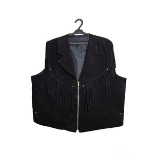 Chalecos de cuero de vaquera de diseño más nuevo de Material suave a precio de fábrica de calidad superior - Product Image 1