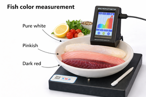 Espectrofotómetro de Color sin Contacto para Pruebas de Frescura de Carne y Pescado con Pantalla Lab* y Función de Coincidencia - Product Image 2