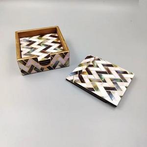 Posavasos de Madera MDF Modernos, Ecológicos, Hechos a Mano, con Diseño Personalizado y Estampado Esmaltado - Product Image 5