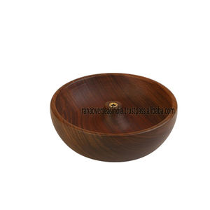 Handmade High Quality Round Wooden <b>Incense</b> <b>Holder</b> <b>Stick</b> Neatly Keeps Ash <b>for</b> Home Office Sacred Spaces Aromatherapy Diffuser - Product Image 4