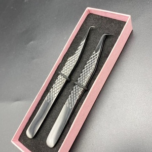 แหนบขนตาปลอมแบบมีด้ามจับทรงเพชรทำจากสเตนเลสสตีล90องศาทนทาน - Product Image 4