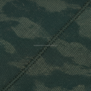 Camiseta Deportiva Unisex Personalizada, Camuflaje Jacquard, Nailon, Compresión, Espalda Cruzada, Manga Corta, Ligera, para Entrenamiento, Deporte y Atletismo - Product Image 5