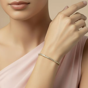 Brazalete Eterno de 14K y Diamantes |   Diamante de Corte Brillante de 1.70 Quilates - Product Image 5