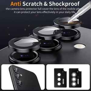 Con apertura per Samsung S25 FE pellicola di vetro in metallo per Samsung <span class=keywords><strong>Galaxy</strong></span> A05 macchina fotografica di posizionamento - Product Image 6