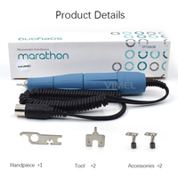 Micro-moteur 40K RPM pour laboratoire dentaire Pièce à main pour moteur SH37L-M45 Marathon Micromoteur électrique dentaire Outil de polissage pour prothèse dentaire