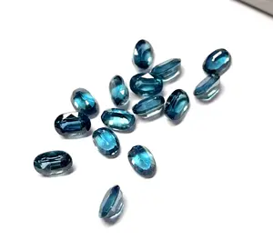 Indigo Kyanite Oval Cut Faceted Gemstone Wholesale Kyanite Cut Gem For Jewelry Making Bulk Supply