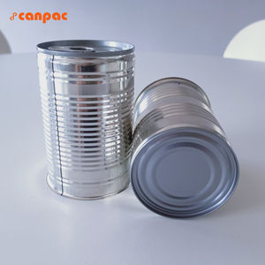 Boîtes en métal d'expédition rapide en forme de cylindre boîtes de conserve en métal en fer blanc de haute qualité à trois pièces pour animaux de compagnie de l'usine du Vietnam - Product Image 5