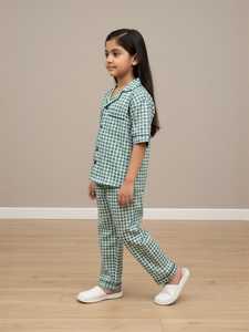 Conjunto de pijamas con estampado personalizado de primavera para niña, camisa de manga larga, pantalones, conjuntos de 2 piezas, pijamas cómodos al por mayor, ropa de dormir - Product Image 3