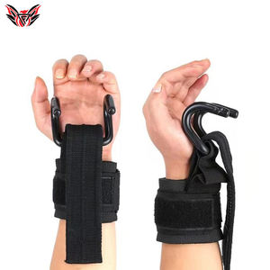 Poignées de gymnastique d'entraînement personnalisées en gros sangles Bandage Fitness barre d'haltérophilie crochet pour adultes - Product Image 5