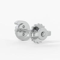 Élégantes boucles d'oreilles clous en argent sterling 925 pour femme, design tendance en grappe de fleurs, zircon cubique étincelant, pour fiançailles, fêtes et mariages
