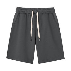 Nuevo estilo 100% algodón para hombre, pantalones cortos con cordón para gimnasio, logotipo estampado personalizado, pantalones cortos deportivos de algodón para hombre - Product Image 4