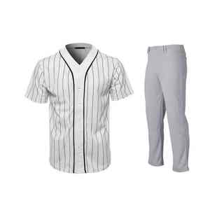 Uniformes de béisbol de alto rendimiento con diseño transpirable de costura profesional para máxima comodidad durante los partidos - Product Image 3