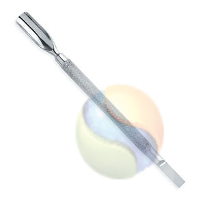 Pousse-cuticules en acier inoxydable double extrémité de qualité supérieure, logo personnalisé, outil de beauté, pousse-cuticules professionnel en acier inoxydable - Product Image 3