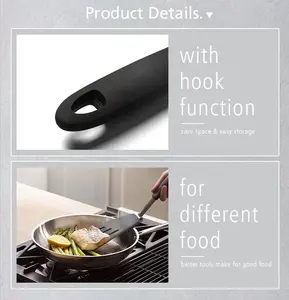 ชุดไม้พายซิลิโคนเทอร์เนอร์ยางไม่ติดเครื่องครัวสําหรับปลาไข่แพนเค้กและคุกกี้ยางเครื่องครัวเทอร์เนอร์ - Product Image 6