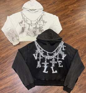 Sweat-shirts décontractés pour hommes en coton 100% uni, coupe régulière, avec poche, de haute qualité, respirant, écologique, séchage rapide - Product Image 1