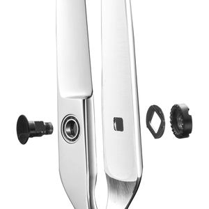 Ciseaux à effiler finition polonais allemand en acier inoxydable ciseaux à effiler avec peigne et étui en cuir PU - Product Image 5