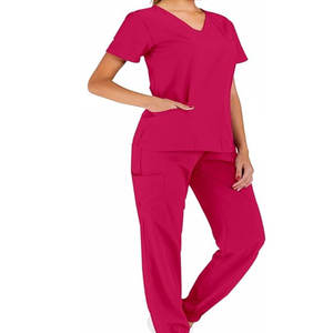 Uniformes de Enfermería de alta calidad con logotipo personalizado, color sólido, precio barato, venta al por mayor, uniformes de enfermería a la venta en línea - Product Image 2