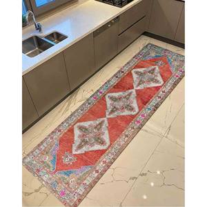 Geometric Printed <b>Rug</b>, Modern Design, Easy To Clean, Persian Style,<b>Chenille</b> <b>Rug</b> - Product Image 3