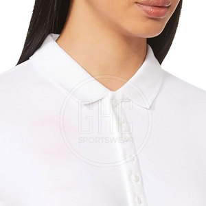 เสื้อโปโลสำหรับผู้หญิงเสื้อยืดผ้าคอตตอนไซส์ XL ขนาดใหญ่พิเศษพิมพ์ลายแบบเรียบสำหรับฤดูร้อน - Product Image 5