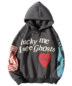 Venta al por mayor de alta calidad OEM pulóver sudaderas con capucha para hombre logotipo personalizado Puff estampado cara completa cremallera deportes activo invierno pantalones de chándal tela 3D - Product Image 1