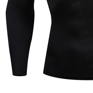 Camiseta de algodón y poliéster para hombre, camisa de manga larga con estampado de sublimación, alta calidad - Product Image 6