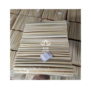 หลอดดูดน้ำไม้ไผ่เวียดนาม เป็นมิตรกับสิ่งแวดล้อม ขนาดเส้นผ่านศูนย์กลางภายใน 12 มม. ยี่ห้อบลูโลตัสฟาร์ม - Product Image 1