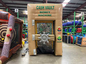 เครื่องเกมลูกบาศก์เงินพองลม - <span class=keywords><strong>บูธ</strong></span>เงินแบบอินเทอร์แอคทีฟสำหรับงานส่งเสริมการขาย - Product Image 1